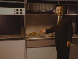 Illustration for article titled 3D-TV, Automated Cooking and Robot Housemaids: Walter Cronkite Tours the Home of 2001